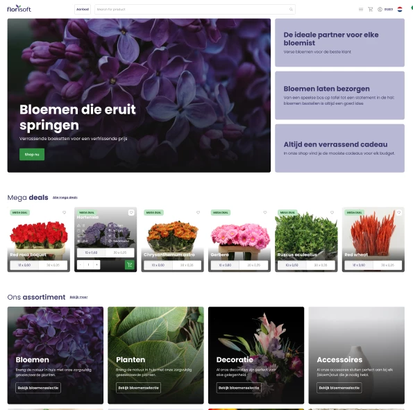 Florisoft - Nieuw e-commerce platform